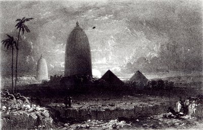 Jagannath Temple, engraved by A. Picken, 1837 by Thomas Bacon